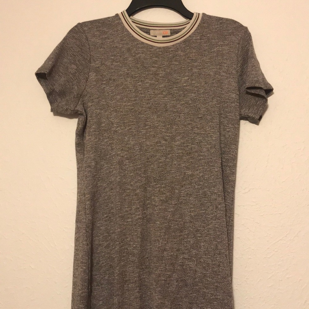 Grey t-shirt dress
